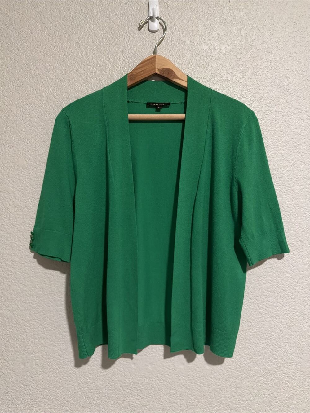 Jeanne Pierre Sweater Cardigan Knit Top Pin Up Academia Retro Feminine Old Money